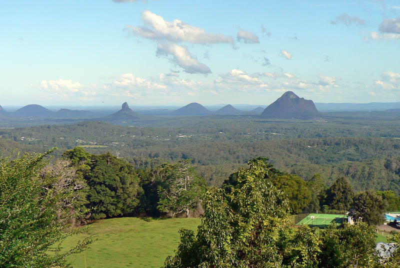 Glass House Mountains landscape