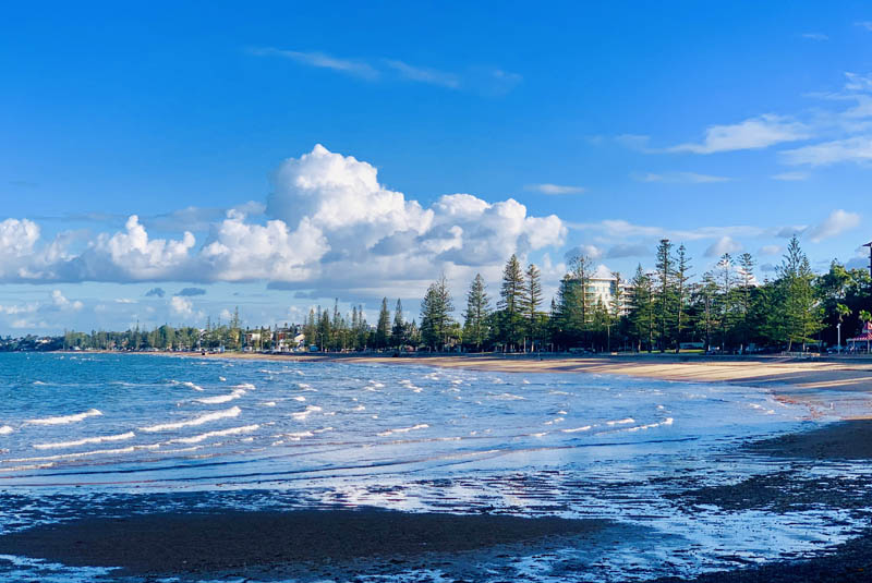 Redcliffe beachfront in Moreton Bay