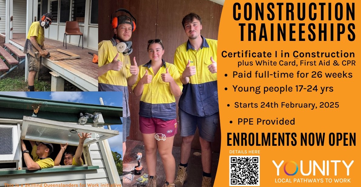 construction traineeships younity