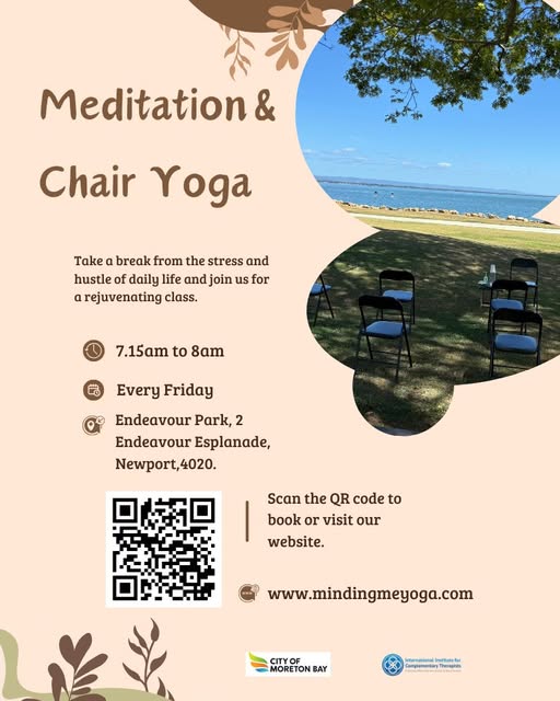 meditation and yoga in the park