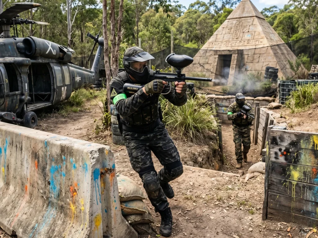 Tons of Fun at Delta Force Paintball Brisbane - Petrie