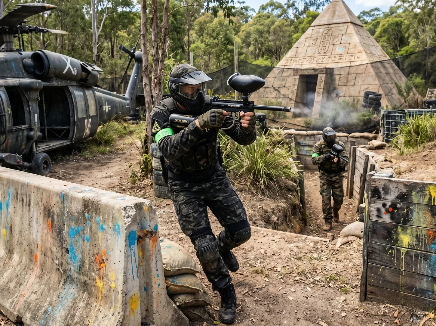 Tons of Fun at Delta Force Paintball Brisbane - Petrie
